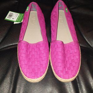 Sanuk Basket Case Vivid Violet Pink Sz.9 NEW